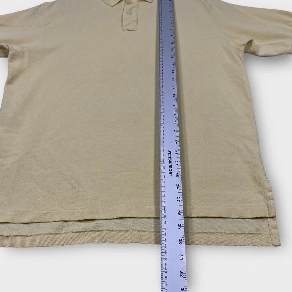 Polo Ralph Lauren Mens XL Polo Shirt Pastel Cotton Knit Short‎ Sleeve Vintage